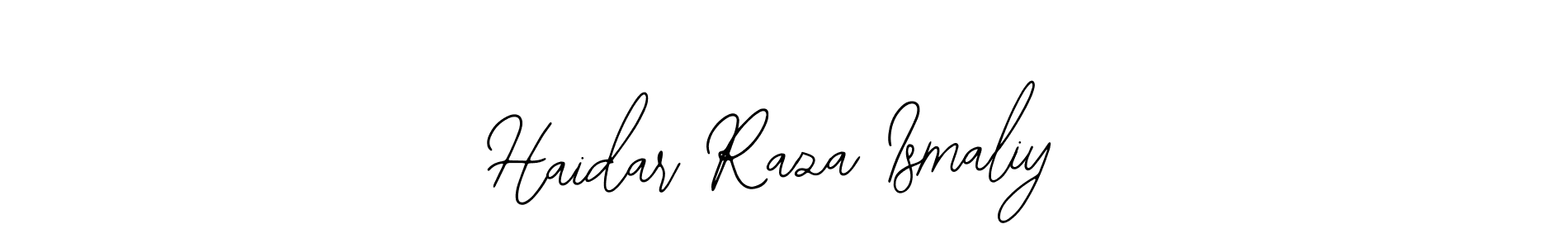 How to make Haidar Raza Ismaliy signature? Bearetta-2O07w is a professional autograph style. Create handwritten signature for Haidar Raza Ismaliy name. Haidar Raza Ismaliy signature style 12 images and pictures png