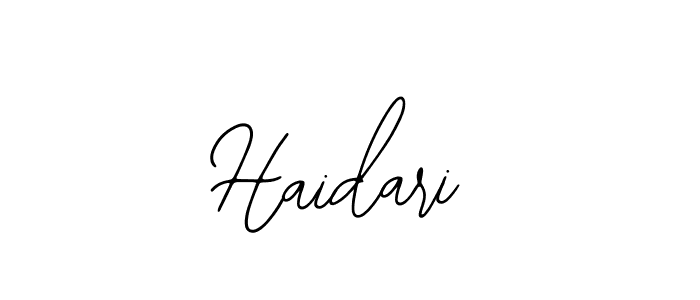 Create a beautiful signature design for name Haidari. With this signature (Bearetta-2O07w) fonts, you can make a handwritten signature for free. Haidari signature style 12 images and pictures png