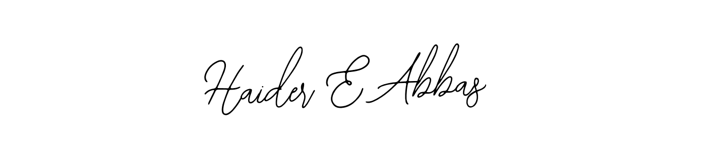 Haider E Abbas stylish signature style. Best Handwritten Sign (Bearetta-2O07w) for my name. Handwritten Signature Collection Ideas for my name Haider E Abbas. Haider E Abbas signature style 12 images and pictures png