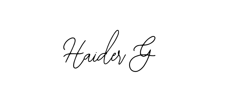 Check out images of Autograph of Haider G name. Actor Haider G Signature Style. Bearetta-2O07w is a professional sign style online. Haider G signature style 12 images and pictures png