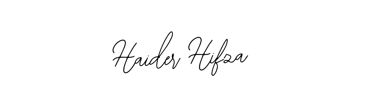 Make a beautiful signature design for name Haider Hifza. Use this online signature maker to create a handwritten signature for free. Haider Hifza signature style 12 images and pictures png