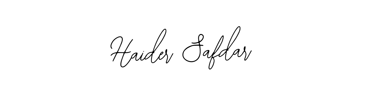 It looks lik you need a new signature style for name Haider Safdar. Design unique handwritten (Bearetta-2O07w) signature with our free signature maker in just a few clicks. Haider Safdar signature style 12 images and pictures png