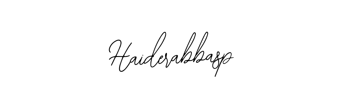 How to make Haiderabbasp name signature. Use Bearetta-2O07w style for creating short signs online. This is the latest handwritten sign. Haiderabbasp signature style 12 images and pictures png
