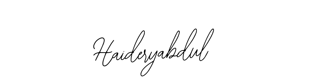 Haideryabdul stylish signature style. Best Handwritten Sign (Bearetta-2O07w) for my name. Handwritten Signature Collection Ideas for my name Haideryabdul. Haideryabdul signature style 12 images and pictures png