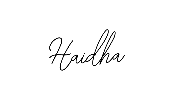 Also You can easily find your signature by using the search form. We will create Haidha name handwritten signature images for you free of cost using Bearetta-2O07w sign style. Haidha signature style 12 images and pictures png