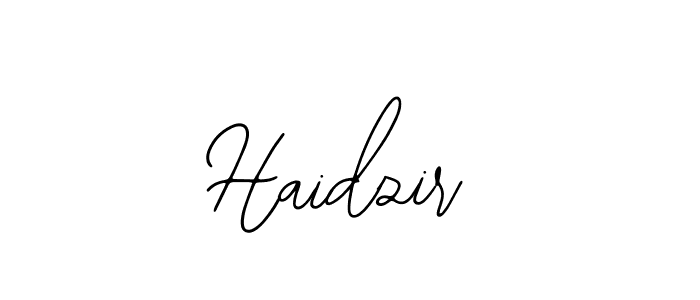 Haidzir stylish signature style. Best Handwritten Sign (Bearetta-2O07w) for my name. Handwritten Signature Collection Ideas for my name Haidzir. Haidzir signature style 12 images and pictures png