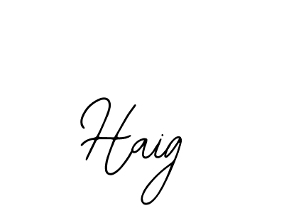 Make a beautiful signature design for name Haig. With this signature (Bearetta-2O07w) style, you can create a handwritten signature for free. Haig signature style 12 images and pictures png
