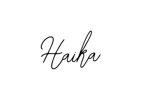 Haika stylish signature style. Best Handwritten Sign (Bearetta-2O07w) for my name. Handwritten Signature Collection Ideas for my name Haika. Haika signature style 12 images and pictures png