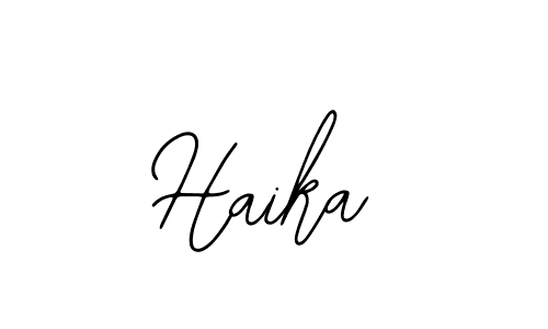 Also You can easily find your signature by using the search form. We will create Haika name handwritten signature images for you free of cost using Bearetta-2O07w sign style. Haika signature style 12 images and pictures png