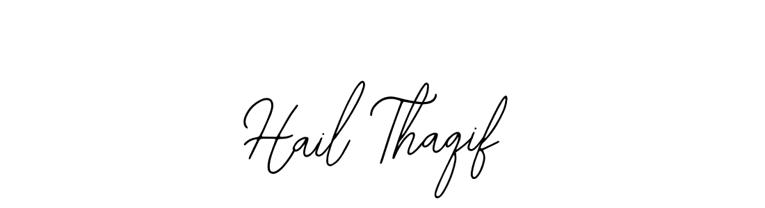 How to Draw Hail Thaqif signature style? Bearetta-2O07w is a latest design signature styles for name Hail Thaqif. Hail Thaqif signature style 12 images and pictures png