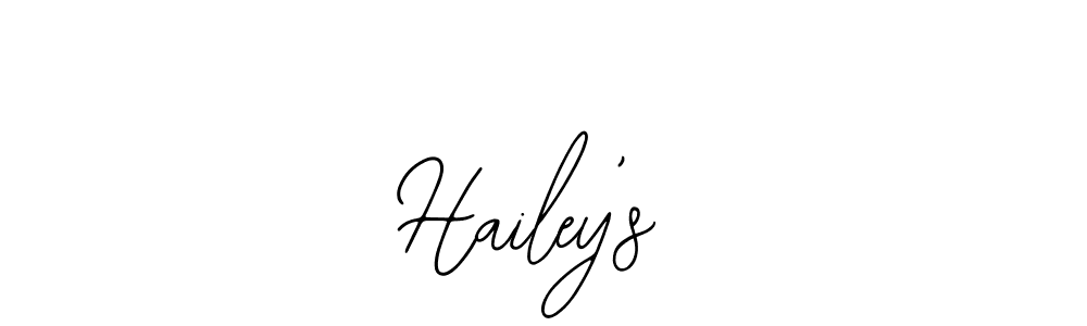 How to make Hailey’s name signature. Use Bearetta-2O07w style for creating short signs online. This is the latest handwritten sign. Hailey’s signature style 12 images and pictures png