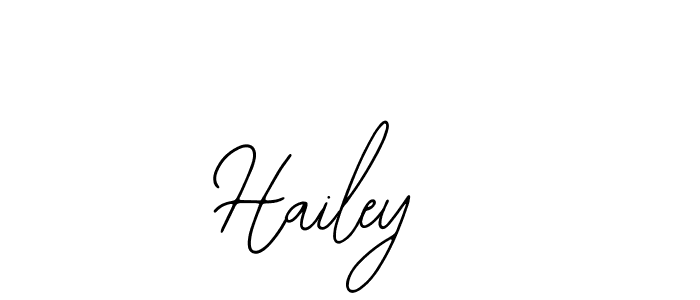 The best way (Bearetta-2O07w) to make a short signature is to pick only two or three words in your name. The name Hailey  include a total of six letters. For converting this name. Hailey  signature style 12 images and pictures png