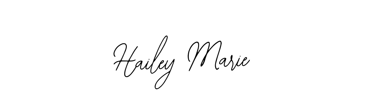 Use a signature maker to create a handwritten signature online. With this signature software, you can design (Bearetta-2O07w) your own signature for name Hailey Marie. Hailey Marie signature style 12 images and pictures png