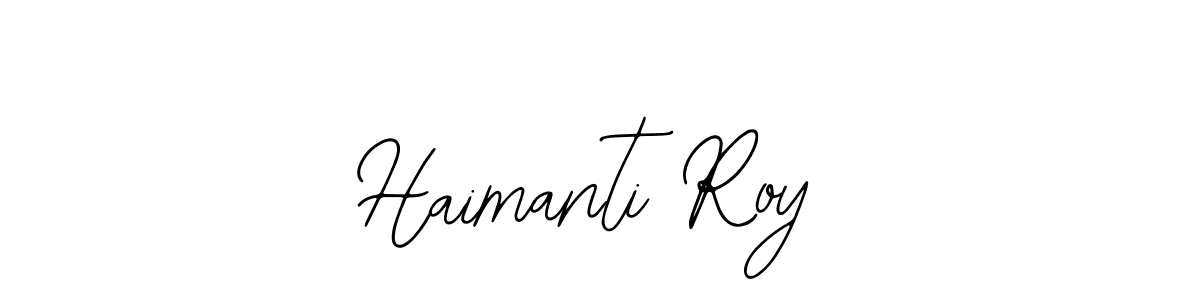 Similarly Bearetta-2O07w is the best handwritten signature design. Signature creator online .You can use it as an online autograph creator for name Haimanti Roy. Haimanti Roy signature style 12 images and pictures png