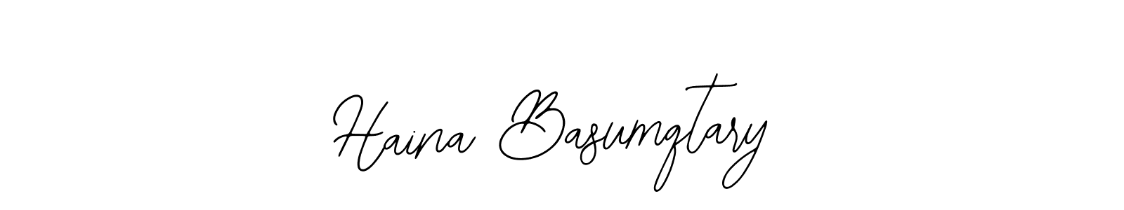 Check out images of Autograph of Haina Basumqtary name. Actor Haina Basumqtary Signature Style. Bearetta-2O07w is a professional sign style online. Haina Basumqtary signature style 12 images and pictures png