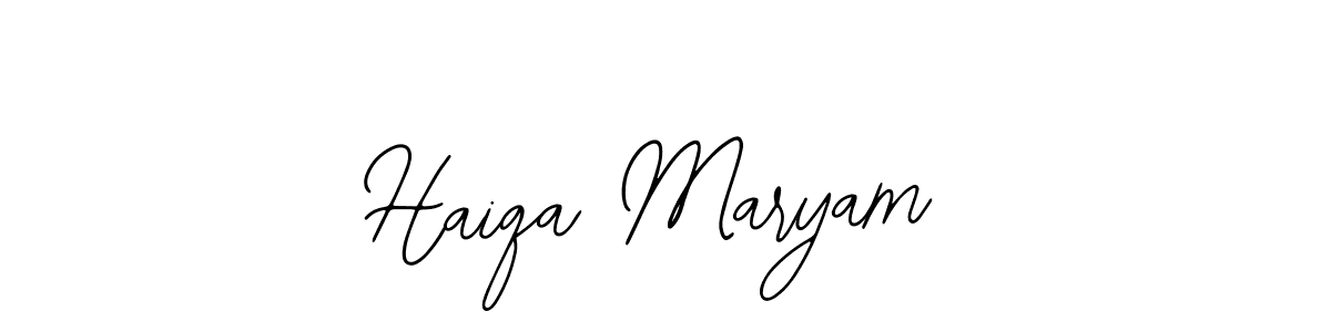 Make a short Haiqa Maryam signature style. Manage your documents anywhere anytime using Bearetta-2O07w. Create and add eSignatures, submit forms, share and send files easily. Haiqa Maryam signature style 12 images and pictures png