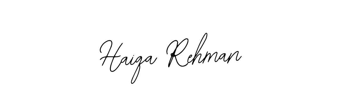 How to make Haiqa Rehman signature? Bearetta-2O07w is a professional autograph style. Create handwritten signature for Haiqa Rehman name. Haiqa Rehman signature style 12 images and pictures png
