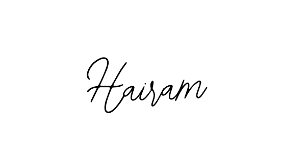 How to make Hairam signature? Bearetta-2O07w is a professional autograph style. Create handwritten signature for Hairam name. Hairam signature style 12 images and pictures png