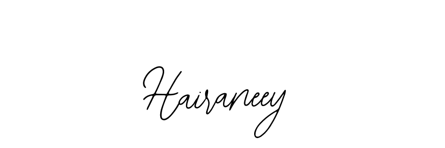 The best way (Bearetta-2O07w) to make a short signature is to pick only two or three words in your name. The name Hairaneey include a total of six letters. For converting this name. Hairaneey signature style 12 images and pictures png