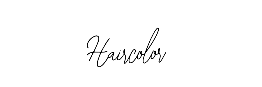 Haircolor stylish signature style. Best Handwritten Sign (Bearetta-2O07w) for my name. Handwritten Signature Collection Ideas for my name Haircolor. Haircolor signature style 12 images and pictures png