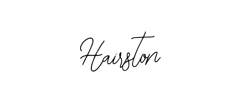 The best way (Bearetta-2O07w) to make a short signature is to pick only two or three words in your name. The name Hairston include a total of six letters. For converting this name. Hairston signature style 12 images and pictures png