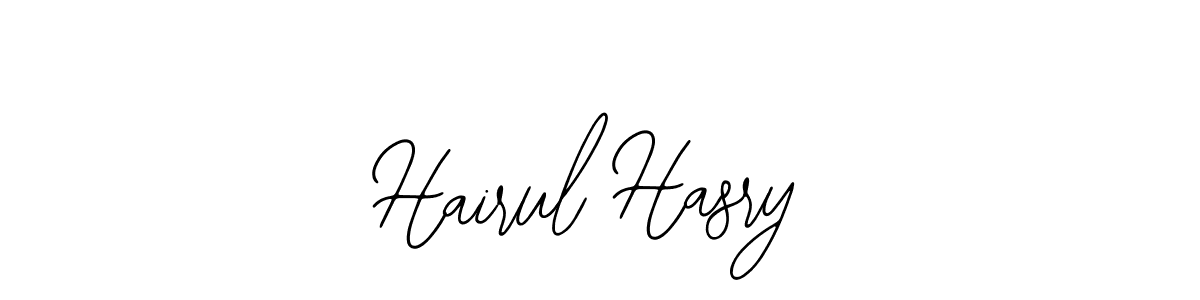 Make a short Hairul Hasry signature style. Manage your documents anywhere anytime using Bearetta-2O07w. Create and add eSignatures, submit forms, share and send files easily. Hairul Hasry signature style 12 images and pictures png