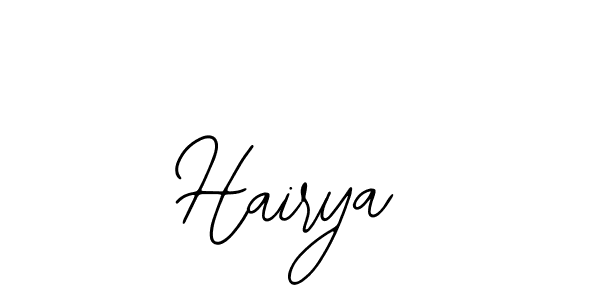 Hairya stylish signature style. Best Handwritten Sign (Bearetta-2O07w) for my name. Handwritten Signature Collection Ideas for my name Hairya. Hairya signature style 12 images and pictures png