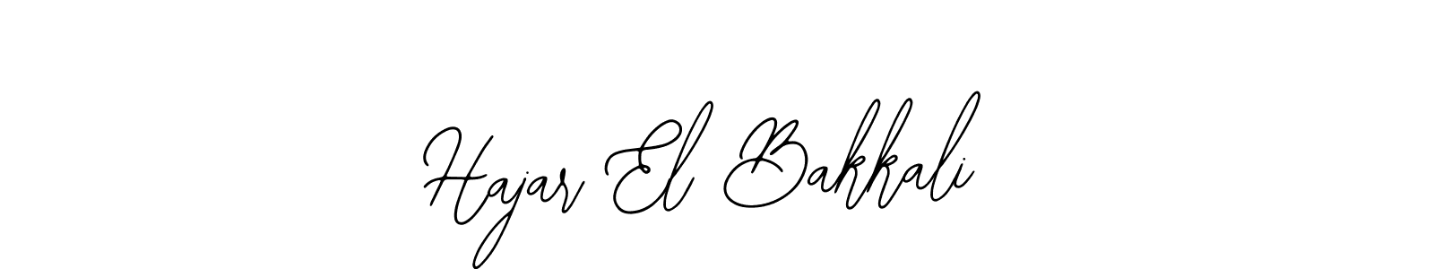 Make a beautiful signature design for name Hajar El Bakkali. With this signature (Bearetta-2O07w) style, you can create a handwritten signature for free. Hajar El Bakkali signature style 12 images and pictures png