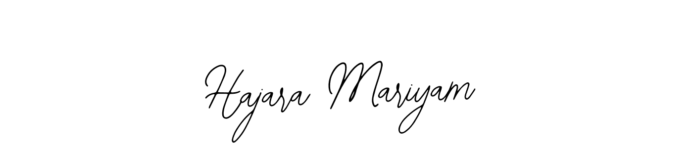Use a signature maker to create a handwritten signature online. With this signature software, you can design (Bearetta-2O07w) your own signature for name Hajara Mariyam. Hajara Mariyam signature style 12 images and pictures png