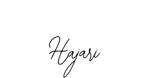 if you are searching for the best signature style for your name Hajari. so please give up your signature search. here we have designed multiple signature styles  using Bearetta-2O07w. Hajari signature style 12 images and pictures png