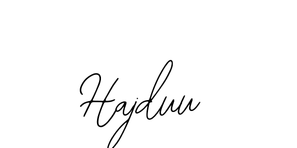 How to make Hajduu name signature. Use Bearetta-2O07w style for creating short signs online. This is the latest handwritten sign. Hajduu signature style 12 images and pictures png