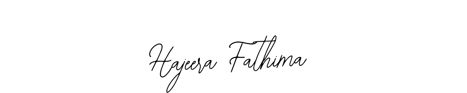 You should practise on your own different ways (Bearetta-2O07w) to write your name (Hajeera Fathima) in signature. don't let someone else do it for you. Hajeera Fathima signature style 12 images and pictures png