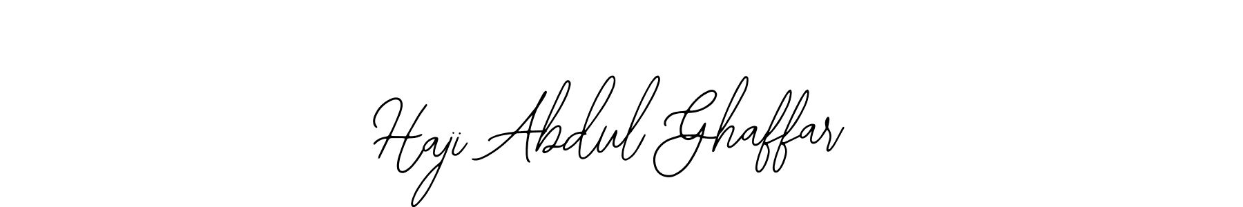 Design your own signature with our free online signature maker. With this signature software, you can create a handwritten (Bearetta-2O07w) signature for name Haji Abdul Ghaffar. Haji Abdul Ghaffar signature style 12 images and pictures png