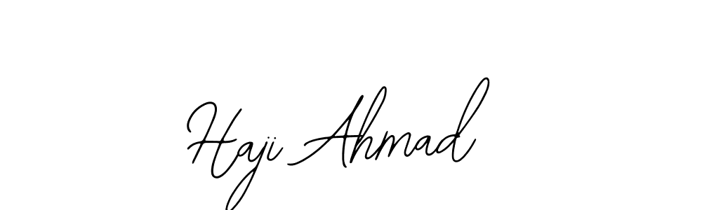 How to Draw Haji Ahmad signature style? Bearetta-2O07w is a latest design signature styles for name Haji Ahmad. Haji Ahmad signature style 12 images and pictures png