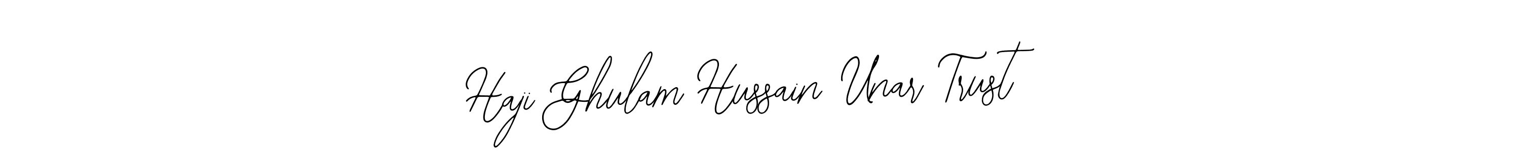 Similarly Bearetta-2O07w is the best handwritten signature design. Signature creator online .You can use it as an online autograph creator for name Haji Ghulam Hussain Unar Trust. Haji Ghulam Hussain Unar Trust signature style 12 images and pictures png