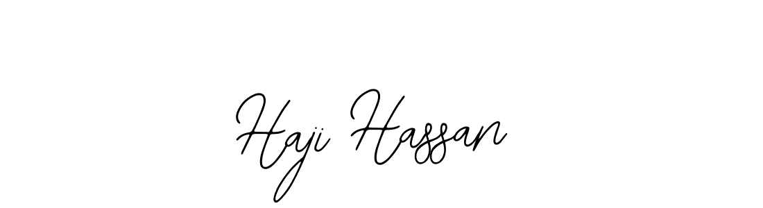 Design your own signature with our free online signature maker. With this signature software, you can create a handwritten (Bearetta-2O07w) signature for name Haji Hassan. Haji Hassan signature style 12 images and pictures png