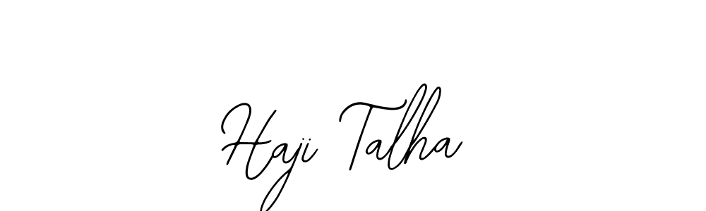 if you are searching for the best signature style for your name Haji Talha. so please give up your signature search. here we have designed multiple signature styles  using Bearetta-2O07w. Haji Talha signature style 12 images and pictures png