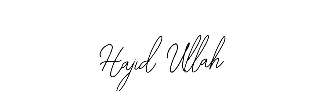 How to make Hajid Ullah name signature. Use Bearetta-2O07w style for creating short signs online. This is the latest handwritten sign. Hajid Ullah signature style 12 images and pictures png