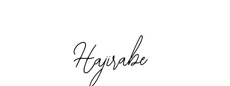 if you are searching for the best signature style for your name Hajirabe. so please give up your signature search. here we have designed multiple signature styles  using Bearetta-2O07w. Hajirabe signature style 12 images and pictures png