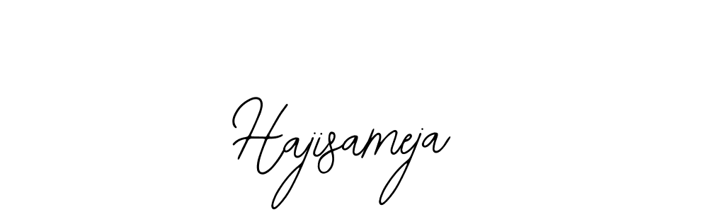 if you are searching for the best signature style for your name Hajisameja. so please give up your signature search. here we have designed multiple signature styles  using Bearetta-2O07w. Hajisameja signature style 12 images and pictures png