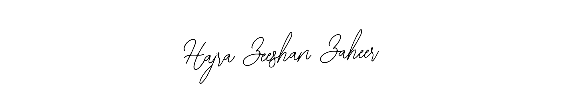 Hajra Zeeshan Zaheer stylish signature style. Best Handwritten Sign (Bearetta-2O07w) for my name. Handwritten Signature Collection Ideas for my name Hajra Zeeshan Zaheer. Hajra Zeeshan Zaheer signature style 12 images and pictures png