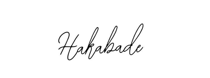 Design your own signature with our free online signature maker. With this signature software, you can create a handwritten (Bearetta-2O07w) signature for name Hakabade. Hakabade signature style 12 images and pictures png