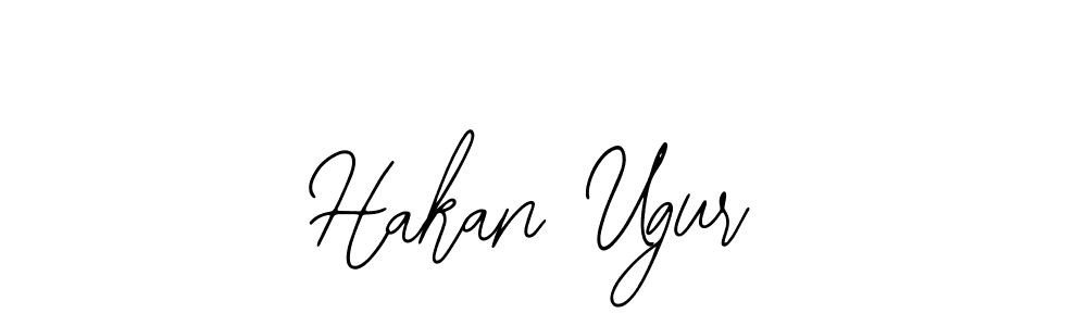 How to make Hakan Ugur name signature. Use Bearetta-2O07w style for creating short signs online. This is the latest handwritten sign. Hakan Ugur signature style 12 images and pictures png