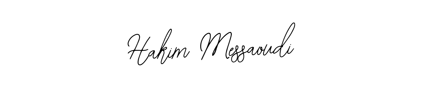 You should practise on your own different ways (Bearetta-2O07w) to write your name (Hakim Messaoudi) in signature. don't let someone else do it for you. Hakim Messaoudi signature style 12 images and pictures png