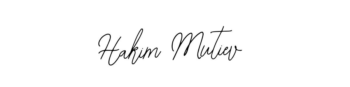 Also we have Hakim Mutiev name is the best signature style. Create professional handwritten signature collection using Bearetta-2O07w autograph style. Hakim Mutiev signature style 12 images and pictures png