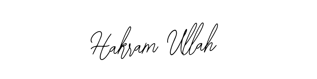 Also You can easily find your signature by using the search form. We will create Hakram Ullah name handwritten signature images for you free of cost using Bearetta-2O07w sign style. Hakram Ullah signature style 12 images and pictures png