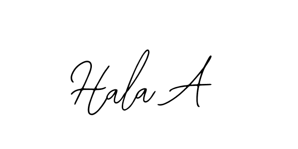 Create a beautiful signature design for name Hala A. With this signature (Bearetta-2O07w) fonts, you can make a handwritten signature for free. Hala A signature style 12 images and pictures png