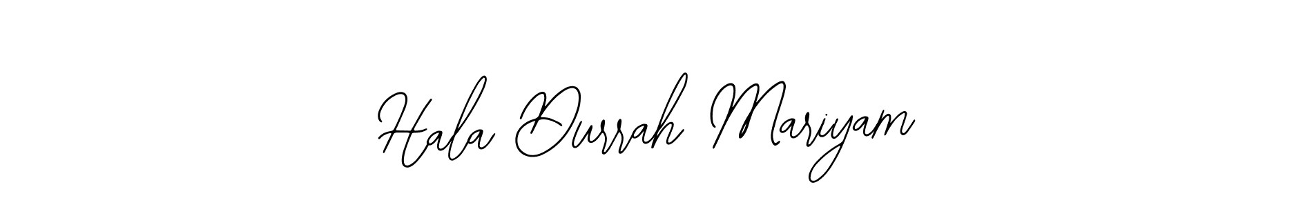 if you are searching for the best signature style for your name Hala Durrah Mariyam. so please give up your signature search. here we have designed multiple signature styles  using Bearetta-2O07w. Hala Durrah Mariyam signature style 12 images and pictures png