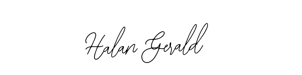 Make a beautiful signature design for name Halan Gerald. Use this online signature maker to create a handwritten signature for free. Halan Gerald signature style 12 images and pictures png