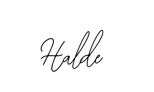 Halde stylish signature style. Best Handwritten Sign (Bearetta-2O07w) for my name. Handwritten Signature Collection Ideas for my name Halde. Halde signature style 12 images and pictures png